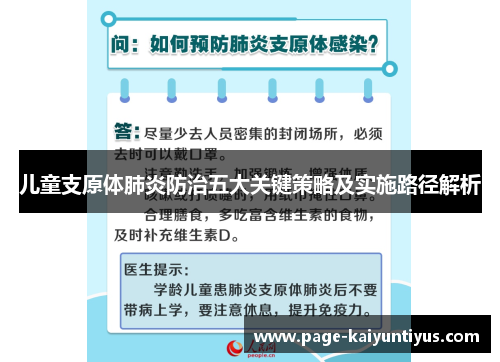 儿童支原体肺炎防治五大关键策略及实施路径解析