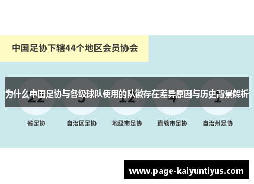为什么中国足协与各级球队使用的队徽存在差异原因与历史背景解析