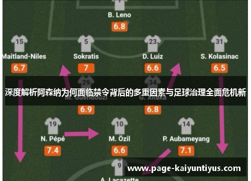 深度解析阿森纳为何面临禁令背后的多重因素与足球治理全面危机新