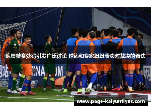 魏震禁赛处罚引发广泛讨论 球迷和专家纷纷表态对裁决的看法